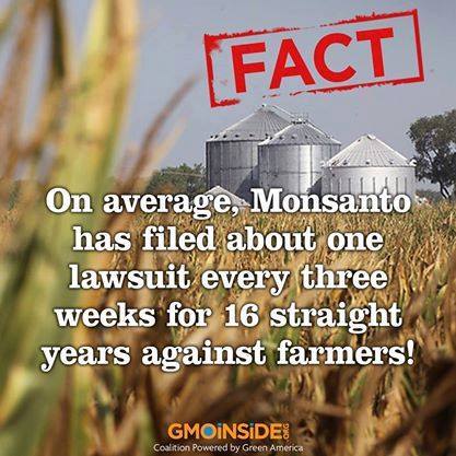 Mansanto lawsuits against farmers