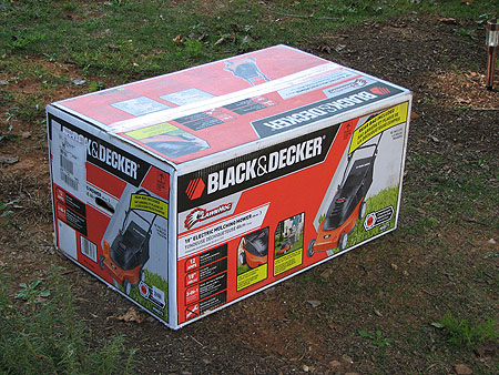 Black & Decker boxed mower