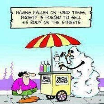 Poor Frosty!