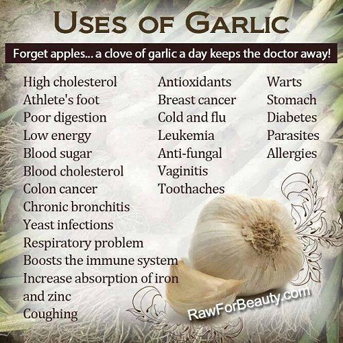 Natural remedies - garlic