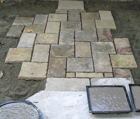 Homemade paver stones image