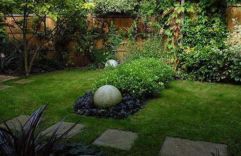 A simple landscape design