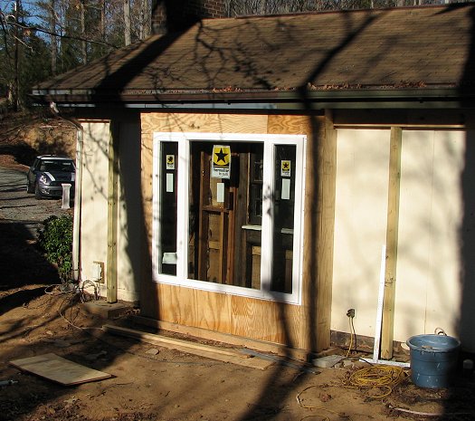 New framed-box window area