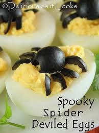 Halloween Deviled Egg 