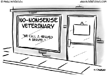 Veterinary cartoon